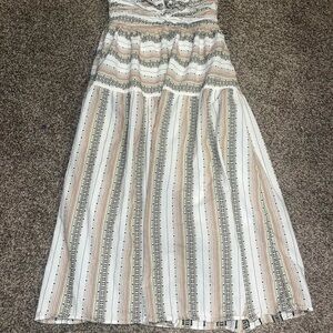 dRA Los Angeles midi dress with halter neckline in size medium